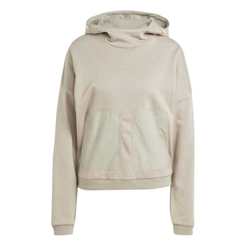 Adidas Womens/Ladies City Escape Stretch Hoodie / Natural Beige